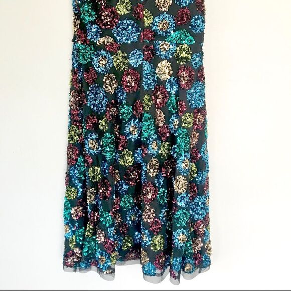 Anthropologie Eva Franco Sequined Midi Dress Size 8 NWT - Picture 13 of 15